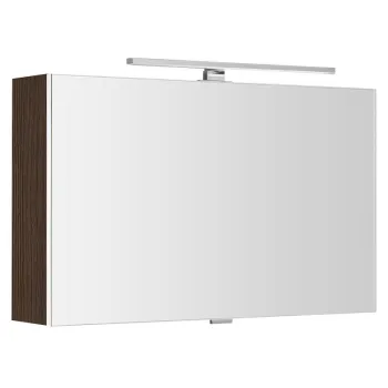 Spoguļskapītis Sapho CLOE ar LED apgaismojumu, 80x50x18cm, priedes koks, rustikāls