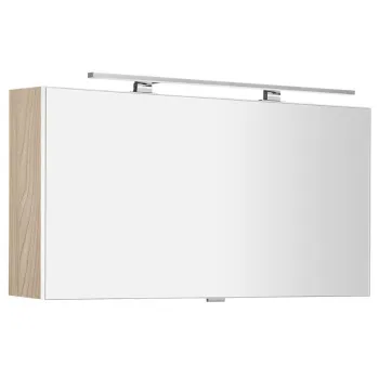 Spoguļskapītis Sapho CLOE spoguļskapītis ar LED apgaismojumu, 100x50x18cm, Elm Bardini