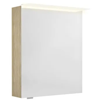 Spoguļskapītis Sapho LINEX ar LED apgaismojumu, 60x70x15cm, kreisais/labais, Elm Bardini