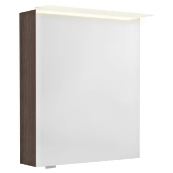 Spoguļskapītis Sapho LINEX ar LED apgaismojumu, 60x70x15cm, kreisais/labais, priede Rustik