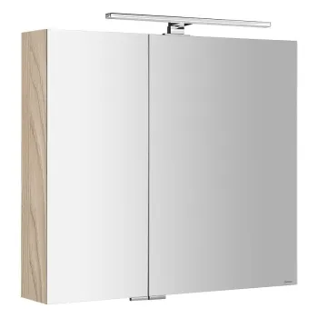 Spoguļskapītis Sapho MIRRÓ ar LED apgaismojumu, 80x70x16cm, Elm Bardini