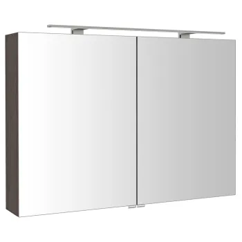 Spoguļskapītis Sapho RIWA ar LED apgaismojumu, 101x70x17cm, priedes koks, rustikāls