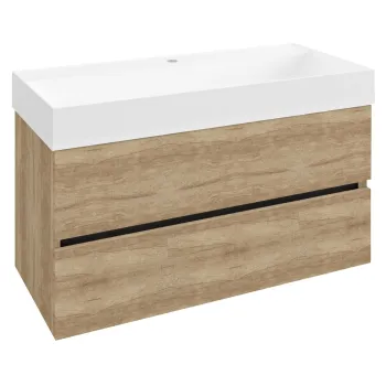 Vannas istabas skapītis Sapho ODETTA bez izlietnes, 95x50x43,5cm, ozols Alabama
