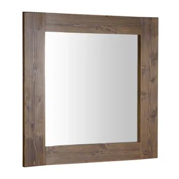 Spogulis Sapho BRAND  koka rāmī 80x80cm, beicēts egles koks