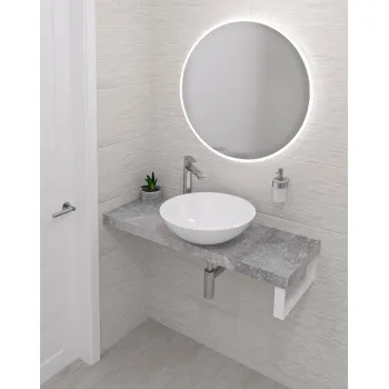 Darba virsma Sapho AVICE 250x36cm, biezums 5cm, cements