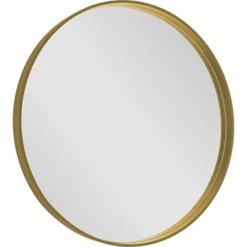 Spogulis Sapho NOTION ierāmētais , apaļš, ø 80 cm, matēts zeltains