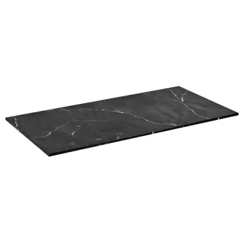 Darba virsma Sapho SKARA Rockstone 91,2x1,2x46cm, melna atika