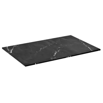 Darba virsma Sapho SKARA Rockstone 81,2x1,2x46cm, melna atika