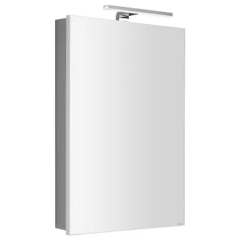 Spoguļskapītis Sapho GRETA ar LED apgaismojumu, 50x70x14cm, matēti balts