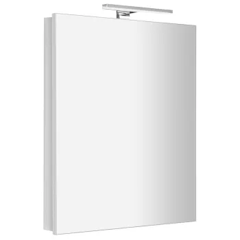 Spoguļskapītis Sapho GRETA ar LED apgaismojumu, 60x70x14 cm, matēti balts