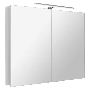 Spoguļskapītis Sapho GRETA ar LED apgaismojumu, 101x70x14cm, matēti balts