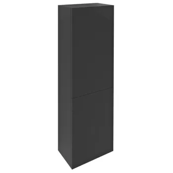 Augstais skapis Sapho ESPACE 50x172x32cm, 2x durvis, kreisā/labā/matēta antracīta krāsā