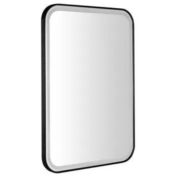 Spogulis Sapho CETIS ar LED apgaismojumu 60x80cm, melns matēts
