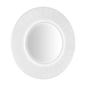 Spogulis Sapho LUMIRO STRIP apaļš ar LED apgaismojumu rāmja diametrā 75 cm, matēti balts