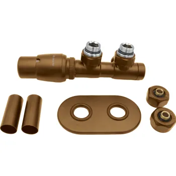 Termostatiskais vārsts bez apsildāmā dvieļu žāvētāja Deante, kreisais, matēti brūns AGI_CZL1