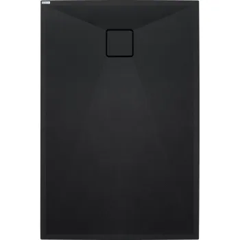Dušas paliktnis Deante Correo 90x70cm taisnstūrveida, granīts, melns KQR_N71B
