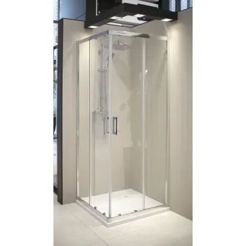 Dušas kabīne, kvadrātveida, 80x80 cm Deante Funkia Evo, hroms KYC_0088P