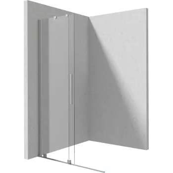 Dušas siena, 80 cm - bīdāma Deante Prizma, matēts tērauds KTJ_F38R