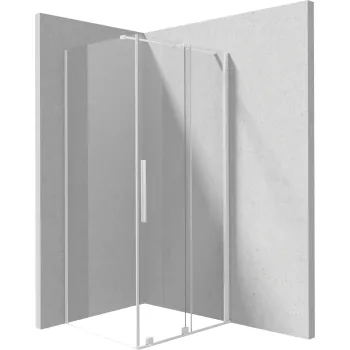 Dušas kabīne, taisnstūra, 100x80 cm Deante Prizma, balts KPNAP10S08