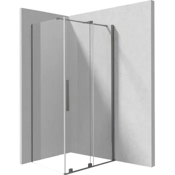 Dušas kabīne, taisnstūra, 140x70 cm Deante Prizma, titāns KPNDP14S07