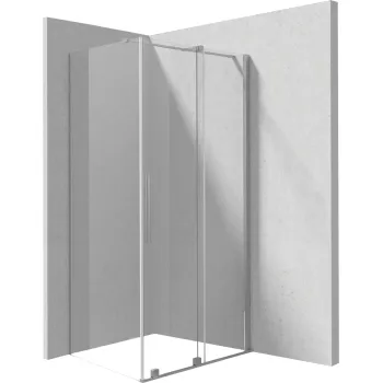Dušas kabīne, taisnstūra, 140x70 cm Deante Prizma, matēts metāls KPNFP14S07