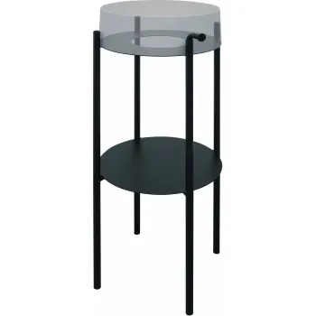 Brīvi stāvoša vannas istabas konsole Deante Silia, melns CKS_N36A