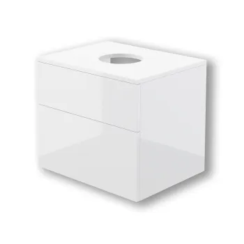 Izlietnes skapītis ar darba virsmu Deante Prizma, balts glancēts SDI_6B61