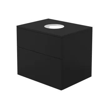 Izlietnes skapītis ar darba virsmu Deante Prizma, melns SDI_NB61