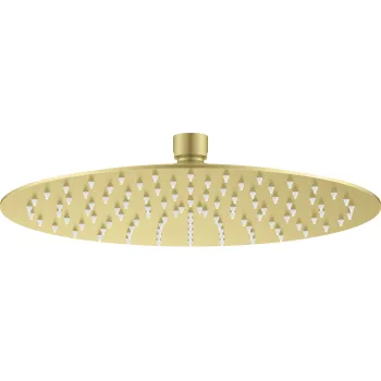 Dušas galva, tērauda - apaļa Deante Cascada, matēts zelts NAC_R10K
