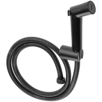 Bidē komplekts, ar uzgali, ar turētāju lejkannai Deante Bidetta, melns ANW_N71B