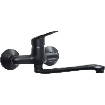 Virtuves izlietnes maisītājs Deante Boro, no sienas BMO_N80M Melns