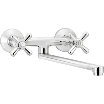 Virtuves izlietnes maisītājs Deante Symetrio, no sienas BOS_080D Hromēts