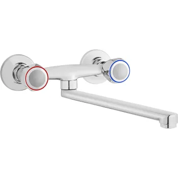 Virtuves izlietnes maisītājs Deante Teno, no sienas BON_080D Hromēts