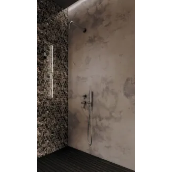 Dušas sistēma Deante Silia Hexa iebūvējama, Satīns NHS_F9XK