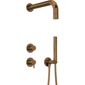 Dušas sistēma Deante Silia iebūvējama, Matēta bronza NQS_C9XK