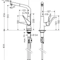 Hansgrohe Metris Virtuves jaucējkrāns 14821800