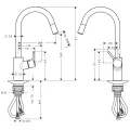 Hansgrohe Talis S2 Variarc Virtuves jaucējkrāns 14872000