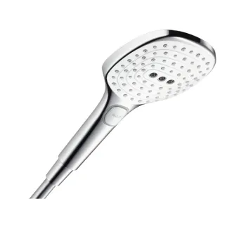 Dušas klausule Hansgrohe Raindance Select E 120 3jet, balta/hroms