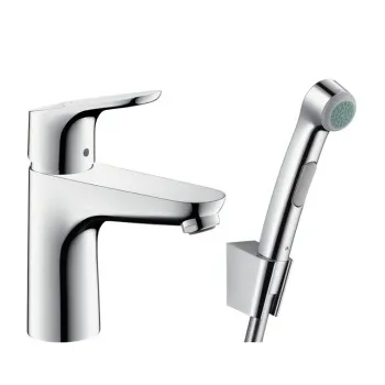 Vannas istabas izlietnes maisītājs Hansgrohe Focus 100 Bidette 1jet, hroms
