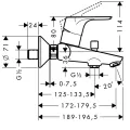 Hansgrohe Focus Vannas/dušas jaucējkrāns, 31940000