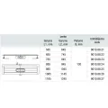 ACO ShowerDrain C Dušas kanāls 585mm, h-65mm, 9010.88.21