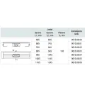 ACO ShowerDrain C Dušas kanāls 685mm, h-92mm, 9010.88.01