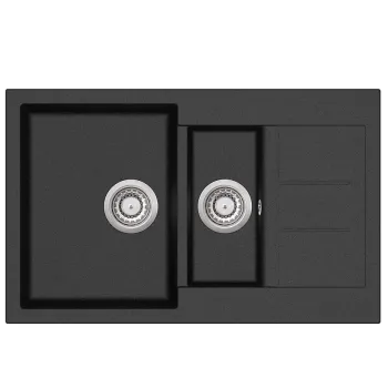 Aquasanita TESA Virtuves izlietne 800x495 mm SQT151AW-601 Aquasanita TESA Virtuves izlietne 800x495 mm SQT151AW-601