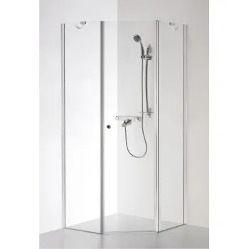 Baltijos Brasta Dušas kabīne piecstūru LINA 100x100cm