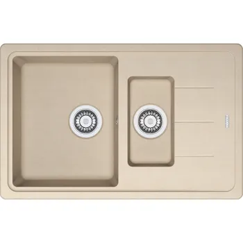 FRANKE Virtuves izlietne BASIS 78x50 cm, BFG 651-78, beige FRANKE Virtuves izlietne BASIS 78x50 cm, BFG 651-78, beige