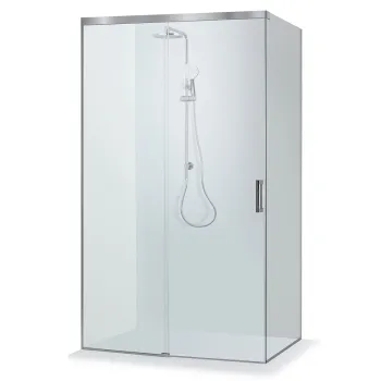 Baltijos Brasta Dušas kabīne taisnstūrveida MILDA SOFT 110x80cm