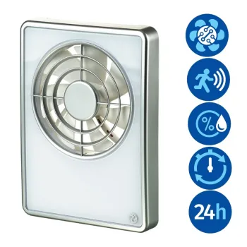 Blauberg Ventilators SMARTIR 100/125 ar taimeri, mitruma sensors