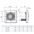 Blauberg Ventilators Aero 100S ar slēdzi