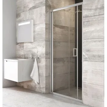 RAVAK Blix Dušas durvis BLDZ2-90 stikls