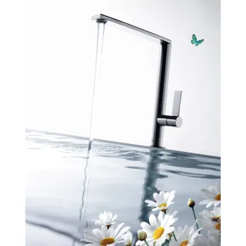 TRES Virtuves izlietnes jaucējkrāns, balts 062435BM